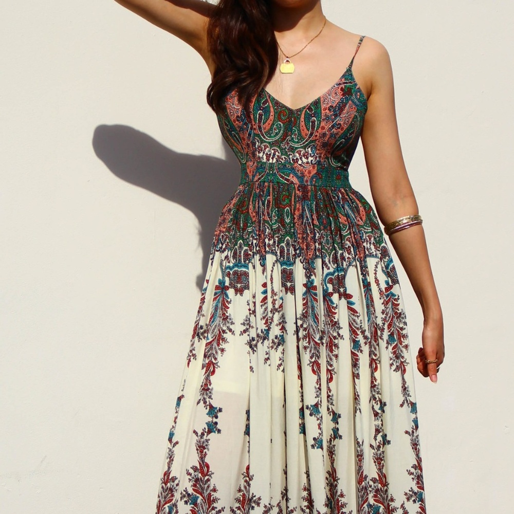 NWT Maxi Sundress - Open Back Ladies Size S-L - Picture 5 of 8